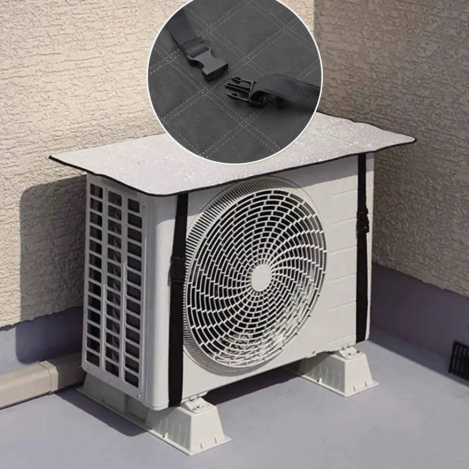Premium AC Outdoor Unit Cover | Aluminium Coated Heat Protection Cover